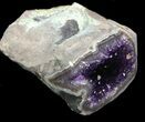 Deep Purple Amethyst Geode #36471-2